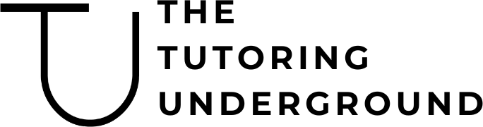 Logo of 'The Tutoring Underground' with a stylized letter 'U'.